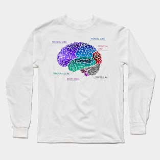 Brain Parts Long Sleeve T-Shirt